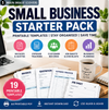 Small Business Starter Pack PDF | Invoices, Quotes & Expense Trackers
