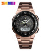SKMEI Men’s Analogue-Digital Watch with Steel Bracelet