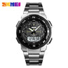 SKMEI Men’s Analogue-Digital Watch with Steel Bracelet