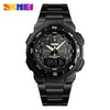 SKMEI Men’s Analogue-Digital Watch with Steel Bracelet