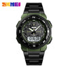 SKMEI Men’s Analogue-Digital Watch with Steel Bracelet