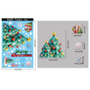Christmas Window Stickers Gingerbread Man Santa Claus Snowman Snowflake Xmas Stickers Navidad Ornaments Merry Christmas Decor