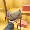 Women’s Vintage-Style PU/PVC Zip-Up Shoulder Bag