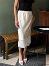 TOSSY Women’s High-Waist Lace Skirt