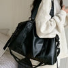UOSU Women’s Synthetic Leather Zip-Up Tote Bag