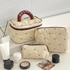 Airfriend JTTU602 Cotton Cosmetic Bag with Nylon Lining