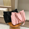 Women’s Canvas Zip-Up Tote Bag with Polyester Lining
