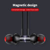 Wireless Neckband In-Ear Earphones with Microphone and Button Controls