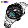 SKMEI Men’s Analogue-Digital Watch with Steel Bracelet