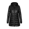 Women’s Zip-Up Down Jacket with Detachable Hood