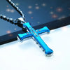 SUMENG Cross Pendant Necklace – Approx. 60 cm Chain