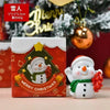 Christmas Series Craft Resin Animal Party Creative Mini Christma Tree Old Girl Kids Cute Gift Home Decoration Supplies Decor