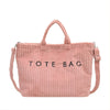 IMYOK z1132 Women’s Corduroy Tote with Adjustable Strap