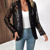 MAXAKG Women’s Open-Front Lace Blazer