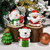 Christmas Series Craft Resin Animal Party Creative Mini Christma Tree Old Girl Kids Cute Gift Home Decoration Supplies Decor