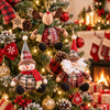 Christmas Dolls Tree Decor Standing Santa, Snowman and Reindeer Figurines for Home Decor Birthday Gifts Merry Christmas