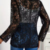 MAXAKG Women’s Open-Front Lace Blazer