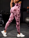 Women’s High-Waisted Seamless Tie-Dye Leggings