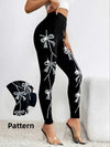 Women’s High-Waisted Bow Rhinestone Leggings