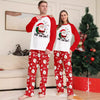 Santa Claus Costume Christmas Pajama Set Fall and Winter Long-Sleeve Top and Long Pant Couple Casual Loungewear Christmas Pajama