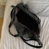 UOSU Women’s Synthetic Leather Zip-Up Tote Bag