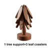 Christmas Tree Insulation Mat Solid Wood Dining Table Coaster Anti Scalding Mat Pot Mat Creative Personalized Home Decoration