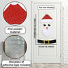 Christmas Felt Santa Snowman Door Window Stickers Wall Decals Xmas Party Background Decor New Year Indoor Home Hanging Ornament