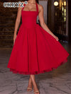 CKRYZ Women’s Backless Halter Dress
