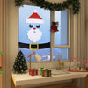 Christmas Felt Santa Snowman Door Window Stickers Wall Decals Xmas Party Background Decor New Year Indoor Home Hanging Ornament
