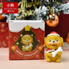 Christmas Series Craft Resin Animal Party Creative Mini Christma Tree Old Girl Kids Cute Gift Home Decoration Supplies Decor