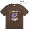 Custom-Made Men's T-Shirts Are Suitable for Team Gatherings, Gyms, and Sports Cotton Round-Neck Short-Sleeved Shirts