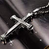 SUMENG Cross Pendant Necklace – Approx. 60 cm Chain