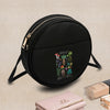 Women’s Mushroom-Print Zip-Up Shoulder Bag