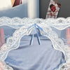 Women’s Low-Rise Nylon Knickers with Lace Detail