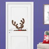 Christmas Felt Santa Snowman Door Window Stickers Wall Decals Xmas Party Background Decor New Year Indoor Home Hanging Ornament