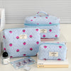 Airfriend JTTU602 Cotton Cosmetic Bag with Nylon Lining