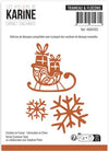 Christmas 2025 Sleigh Snowflakes Cracker Box Fir Tree Borders Bear Metal Cutting Dies for DIY Making Card Scrapbook Decoration