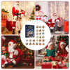 Christmas Countdown Calendar  Snowy landscape Ornaments Reusable 24-Day Classic  Flat Keepsake Acrylic Ornaments  for Homeowners