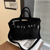 IMYOK z1132 Women’s Corduroy Tote with Adjustable Strap