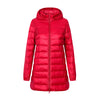 Women’s Zip-Up Down Jacket with Detachable Hood