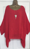 2024 Women t-shirts Plus Size 5XL T-Shirt Linen O Neck Casual Loose Shirt Summer Autumn New Solid Batwing Long Sleeve