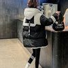 Women’s Hooded Padded Winter Jacket with Pockets
