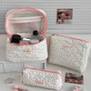 Airfriend JTTU602 Cotton Cosmetic Bag with Nylon Lining