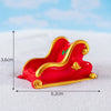 Christmas Resin Miniature Figurines Ornamnet Cartoon Santa Claus Elk Snowman Statues Decoration Micro Landscape Party Favors