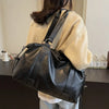 UOSU Women’s Synthetic Leather Zip-Up Tote Bag