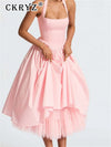 CKRYZ Women’s Backless Halter Dress