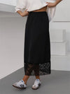 TOSSY Women’s High-Waist Lace Skirt