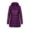 Women’s Zip-Up Down Jacket with Detachable Hood