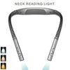 LED Neck Reading Light with Flexible Arms and Three Colour Modes