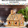 3/5Meters Christmas Garland Fake Light String No Electricity Colorful Small Bulbs for DollHouse Xmas Tree Hanging Party Supplies